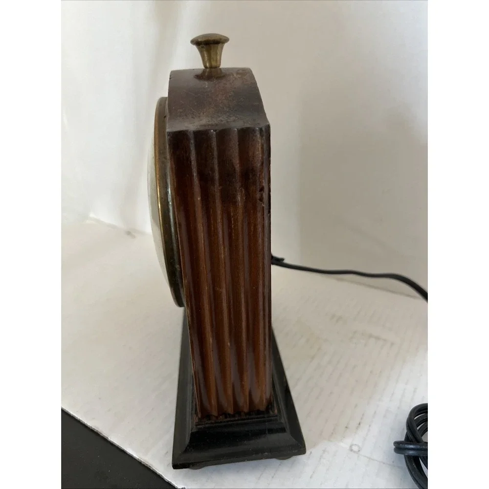 Chronmaster-Masterchron - Mahogany Electric Mantle Clock USA Not working